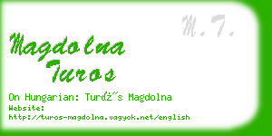 magdolna turos business card